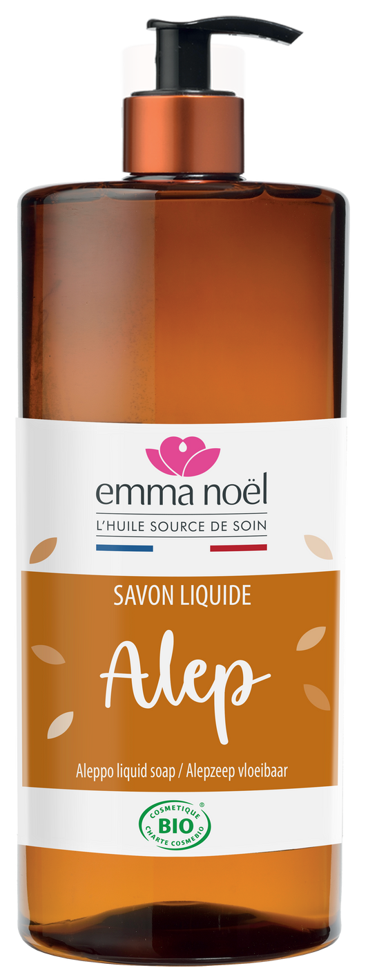 Emma Noël -- Savon alep bio liquide - 1 L