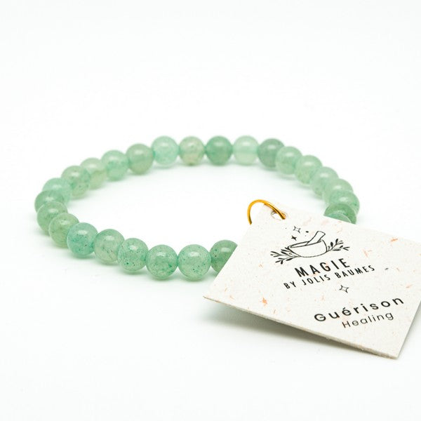 Jolis Baumes -- Bracelet guérison aventurine verte