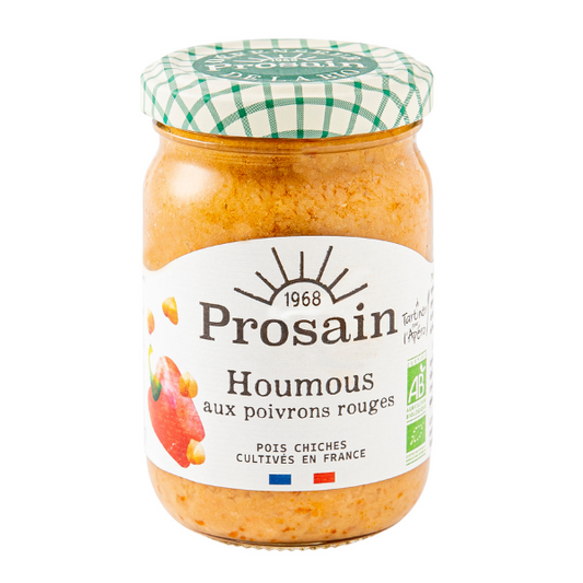 Prosain -- Houmous aux poivrons rouges bio - 195 g